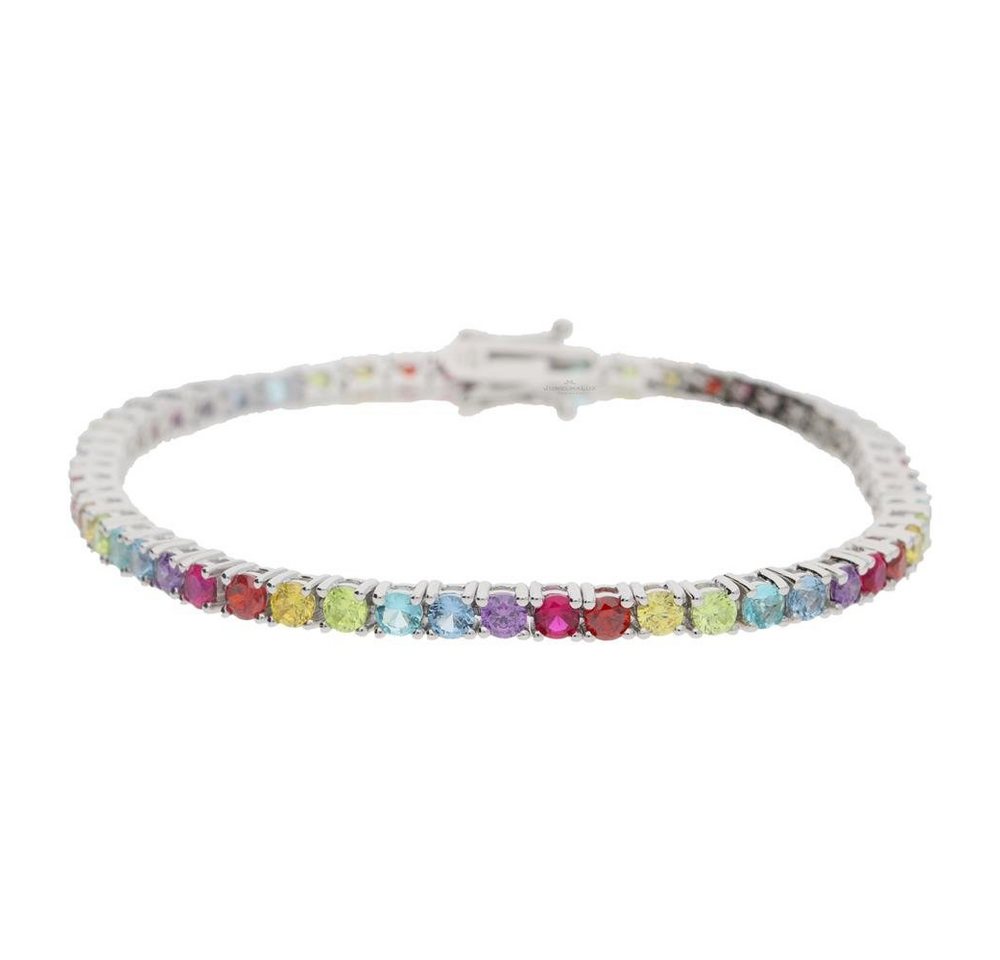 JuwelmaLux Armband JuwelmaLux Armband 925/000 Sterling Silber mit synth. Zirkonia JL10-03 (kein Set, 1-tlg., kein Set) von JuwelmaLux
