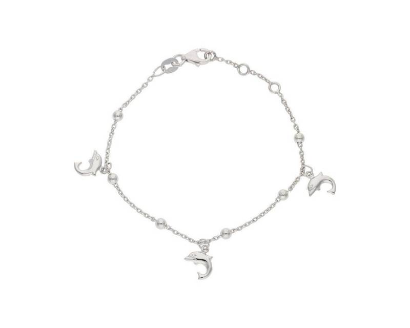 JuwelmaLux Armband JuwelmaLux Armband Delfin 925/000 Sterling Silber rhodiniert JL20-03-1 (kein Set, 1-tlg., kein Set) von JuwelmaLux
