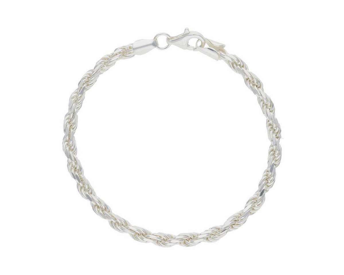 JuwelmaLux Armband JuwelmaLux Armband Kordel diamantiert 925/000 Sterling Silber JL50-03- (kein Set, 1-tlg., kein Set) von JuwelmaLux