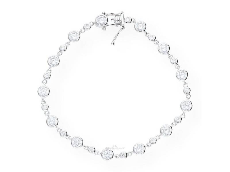 JuwelmaLux Armband JuwelmaLux Armband synth. Zirkonia 925er Sterling Silber rhodiniert JL (kein Set, 1-tlg., kein Set) von JuwelmaLux