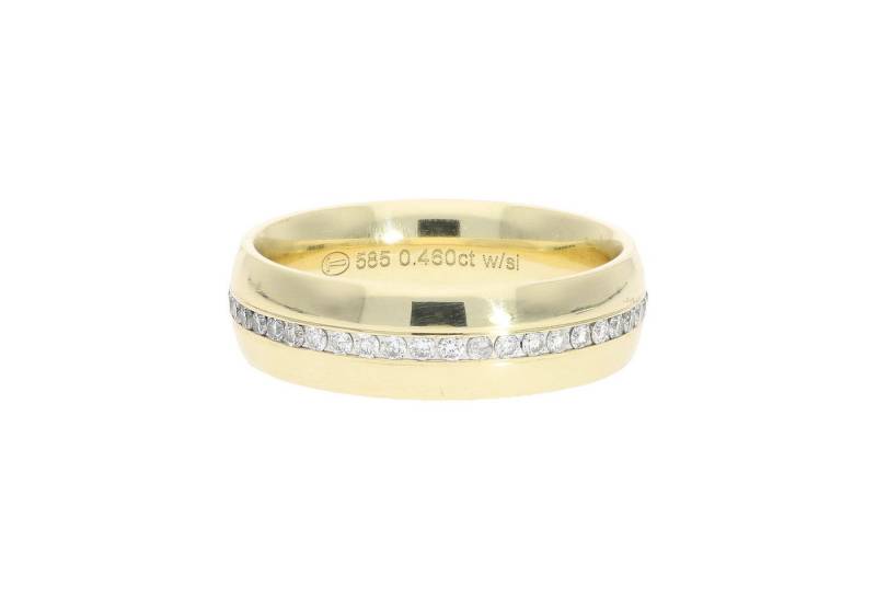 JuwelmaLux Fingerring JuwelmaLux Memoire Ring Gold 585 mit Brillanten JL34-07-0084 Größe 53 (kein Set, 1-tlg) von JuwelmaLux