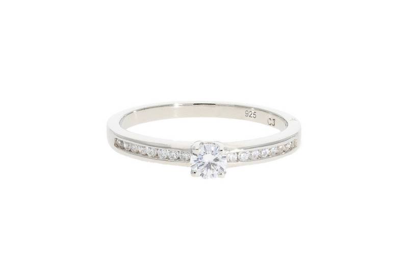 JuwelmaLux Fingerring Damen Memoiré Ring 925 Silber Zirkonia JL10-07-3714 (kein Set, 1-tlg) von JuwelmaLux