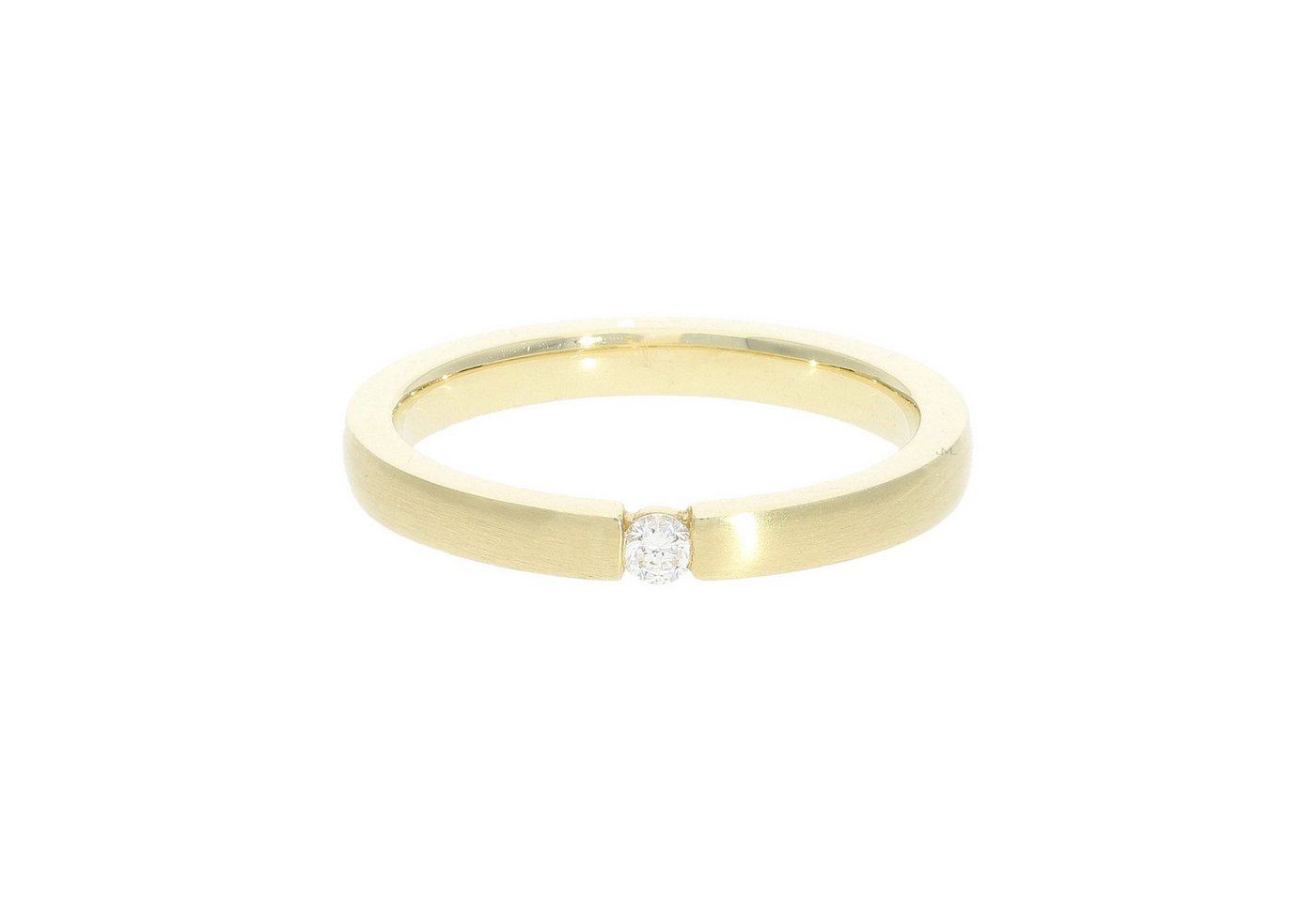 JuwelmaLux Fingerring JuwelmaLux Damenring in 585 Gelbgold mit Brillant 0,05ct JL30-07-0892 (kein Set, 1-tlg) von JuwelmaLux