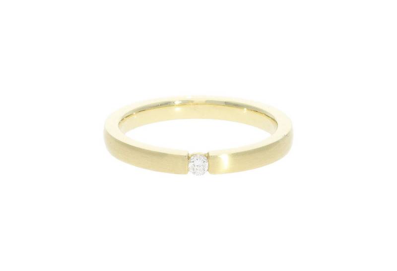 JuwelmaLux Fingerring JuwelmaLux Damenring in 585 Gelbgold mit Brillant 0,05ct JL30-07-0892 (kein Set, 1-tlg) von JuwelmaLux