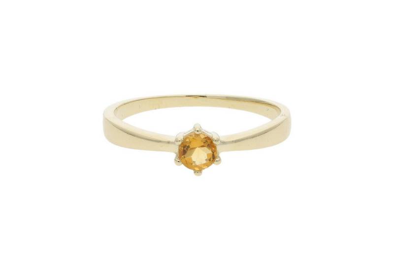 JuwelmaLux Fingerring JuwelmaLux Ring 333/000 (8 Karat) Gold mit Citrin JL39-07-0844 (kein Set, 1-tlg) von JuwelmaLux