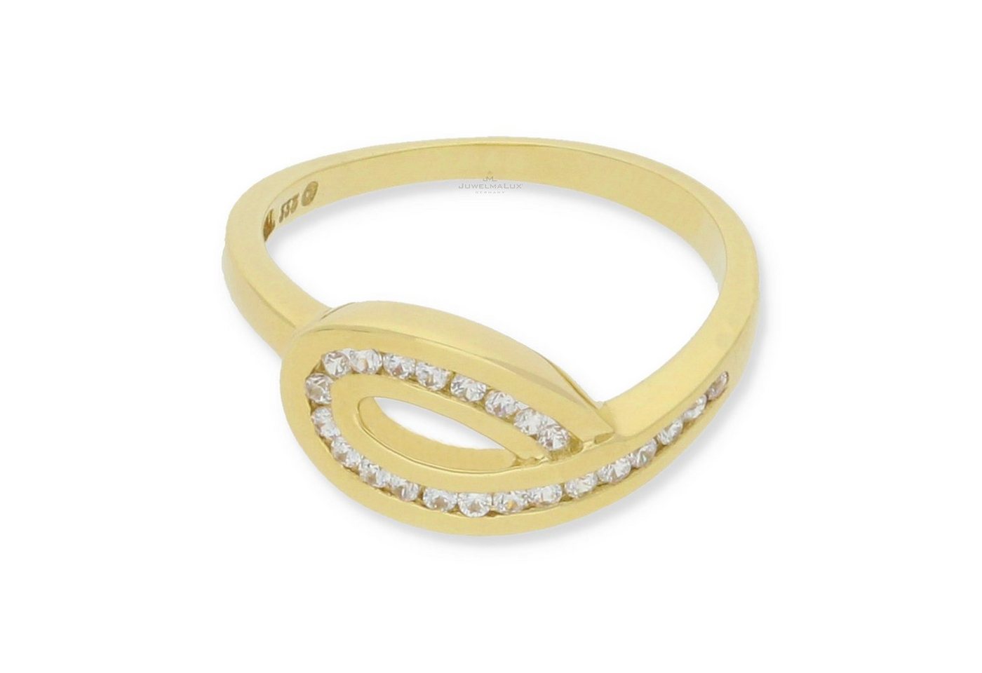 JuwelmaLux Fingerring JuwelmaLux Ring 333/000 (8 Karat) Gold mit Zirkonia JL30-07-0942 53 (kein Set, 1-tlg) von JuwelmaLux