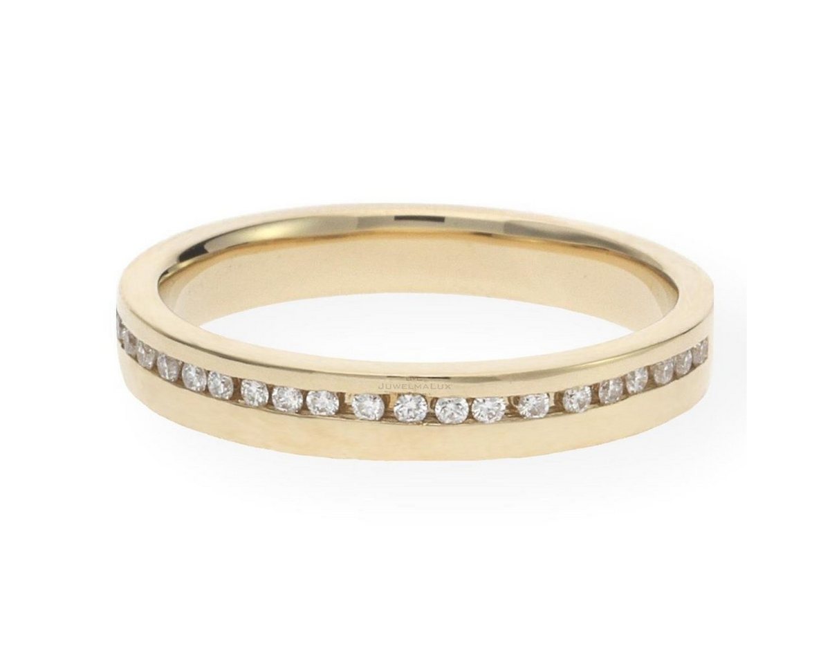 JuwelmaLux Fingerring JuwelmaLux Ring 585/000 (14 Karat) Gelbgold mit Brillanten JL10-07-137 (kein Set, 1-tlg) von JuwelmaLux