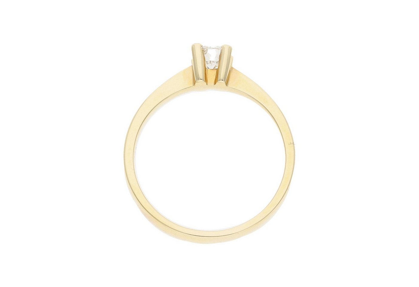 JuwelmaLux Fingerring JuwelmaLux Ring 585/000 (14 Karat) Gold mit Brillant JL07-0028-10 (kein Set, 1-tlg) von JuwelmaLux