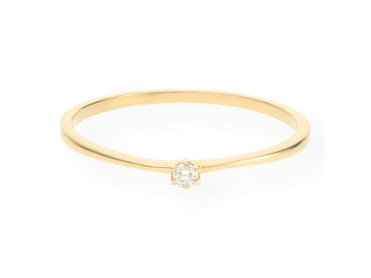 JuwelmaLux Fingerring JuwelmaLux Ring 585/000 (14 Karat) Gold mit Brillant JL10-07-0774 (kein Set, 1-tlg) von JuwelmaLux