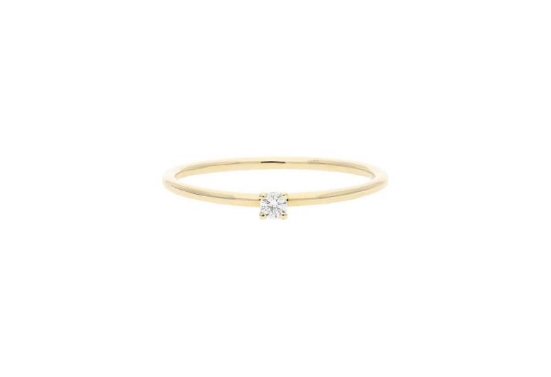 JuwelmaLux Fingerring JuwelmaLux Ring 585/000 (14 Karat) Gold mit Brillant JL10-07-0795 (kein Set, 1-tlg) von JuwelmaLux