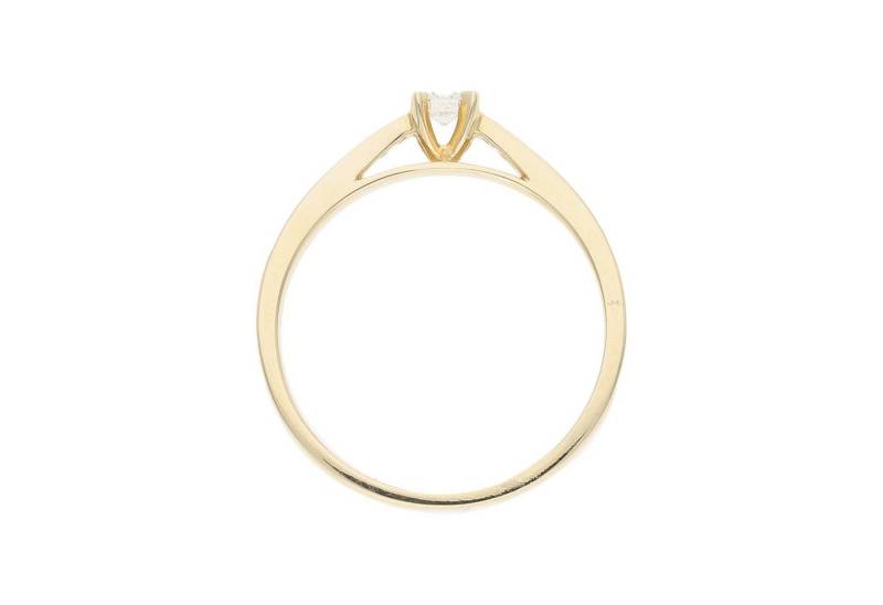 JuwelmaLux Fingerring JuwelmaLux Ring 585/000 (14 Karat) Gold mit Brillant JL10-07-0905 (kein Set, 1-tlg) von JuwelmaLux