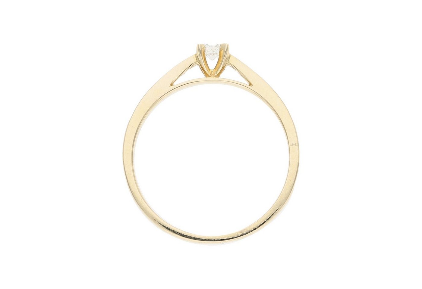 JuwelmaLux Fingerring JuwelmaLux Ring 585/000 (14 Karat) Gold mit Brillant JL10-07-0905 52 (kein Set, 1-tlg) von JuwelmaLux