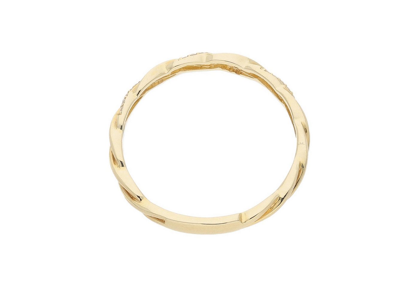 JuwelmaLux Fingerring JuwelmaLux Ring 585/000 (14 Karat) Gold mit Brillanten JL10-07-2397 56 (kein Set, 1-tlg) von JuwelmaLux