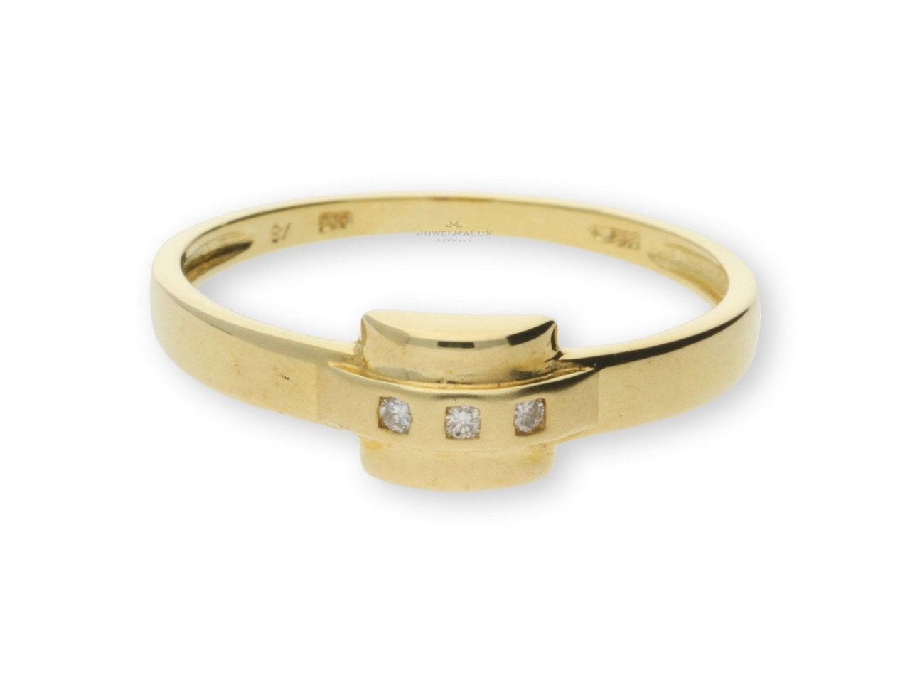 JuwelmaLux Fingerring JuwelmaLux Ring 585/000 (14 Karat) Gold mit Brillanten JL13-07-0057 57 (kein Set, 1-tlg) von JuwelmaLux