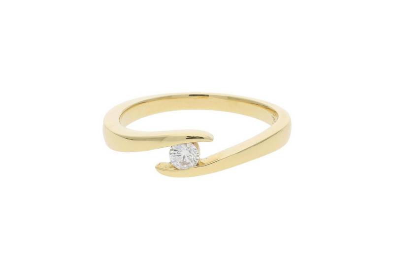 JuwelmaLux Fingerring JuwelmaLux Ring 750/000 (18 Karat) Gold mit Brillant JL10-07-0094 (kein Set, 1-tlg) von JuwelmaLux