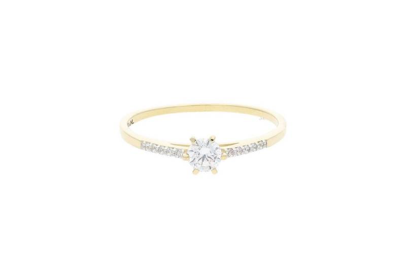JuwelmaLux Fingerring JuwelmaLux Ring 333 Gold mit Zirkonia JL39-07-0375 (kein Set, 1-tlg) von JuwelmaLux