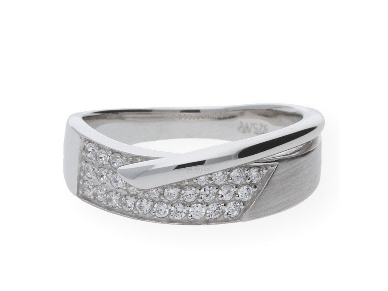 JuwelmaLux Fingerring JuwelmaLux Ring 925/000 Sterling Silber mit Zirkonia JL20-07-0084 56 (kein Set, 1-tlg) von JuwelmaLux