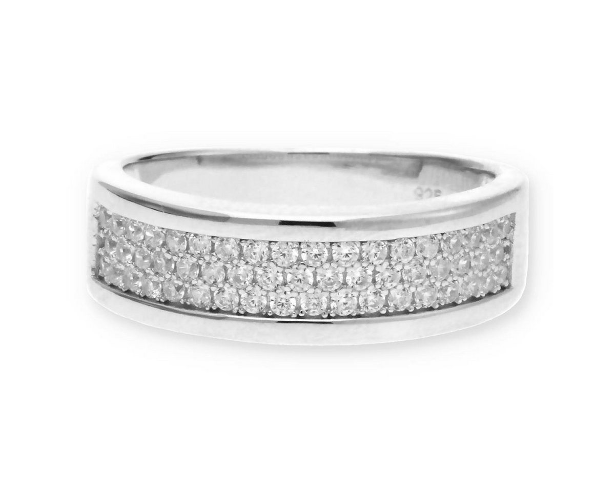 JuwelmaLux Fingerring JuwelmaLux Ring 925/000 Sterling Silber mit synth Zirkonia JL10-07-171 (kein Set, 1-tlg) von JuwelmaLux