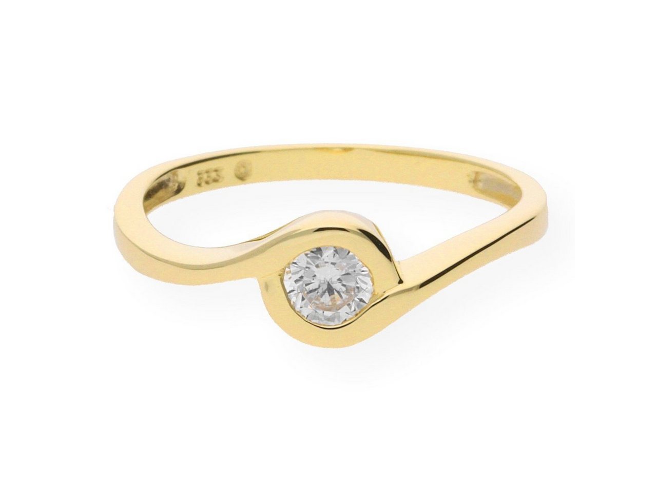 JuwelmaLux Fingerring JuwelmaLux Ring Gelbgold 333er 8 Karat JL07-0009-13 (kein Set, 1-tlg) von JuwelmaLux