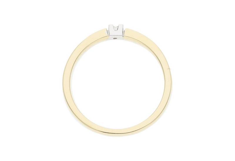 JuwelmaLux Fingerring JuwelmaLux Ring Gelbgold 585er 14 Karat mit Brillant 0,03 ct. JL10-07- (kein Set, 1-tlg) von JuwelmaLux