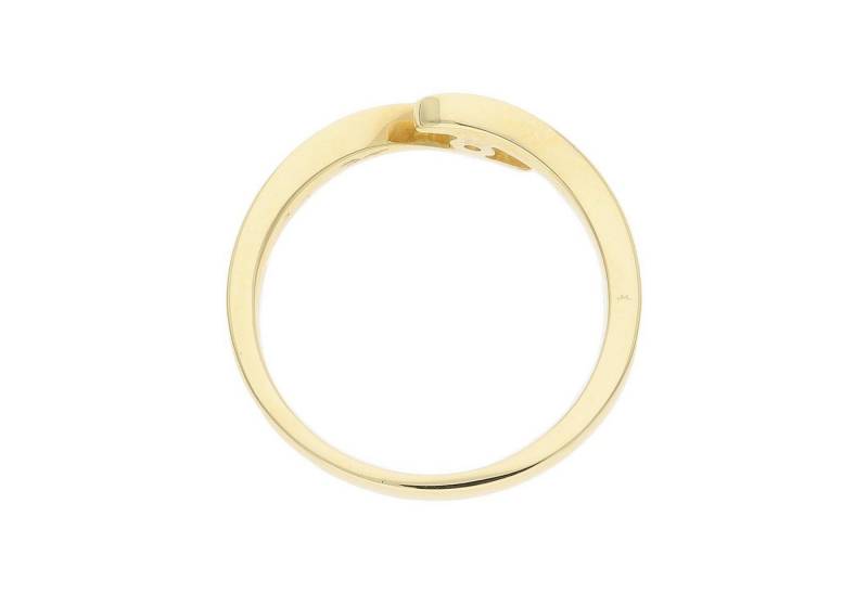 JuwelmaLux Fingerring JuwelmaLux Ring Gelbgold 750er 18 Karat mit Brillant 0,10 ct. JL10-07- (kein Set, 1-tlg) von JuwelmaLux