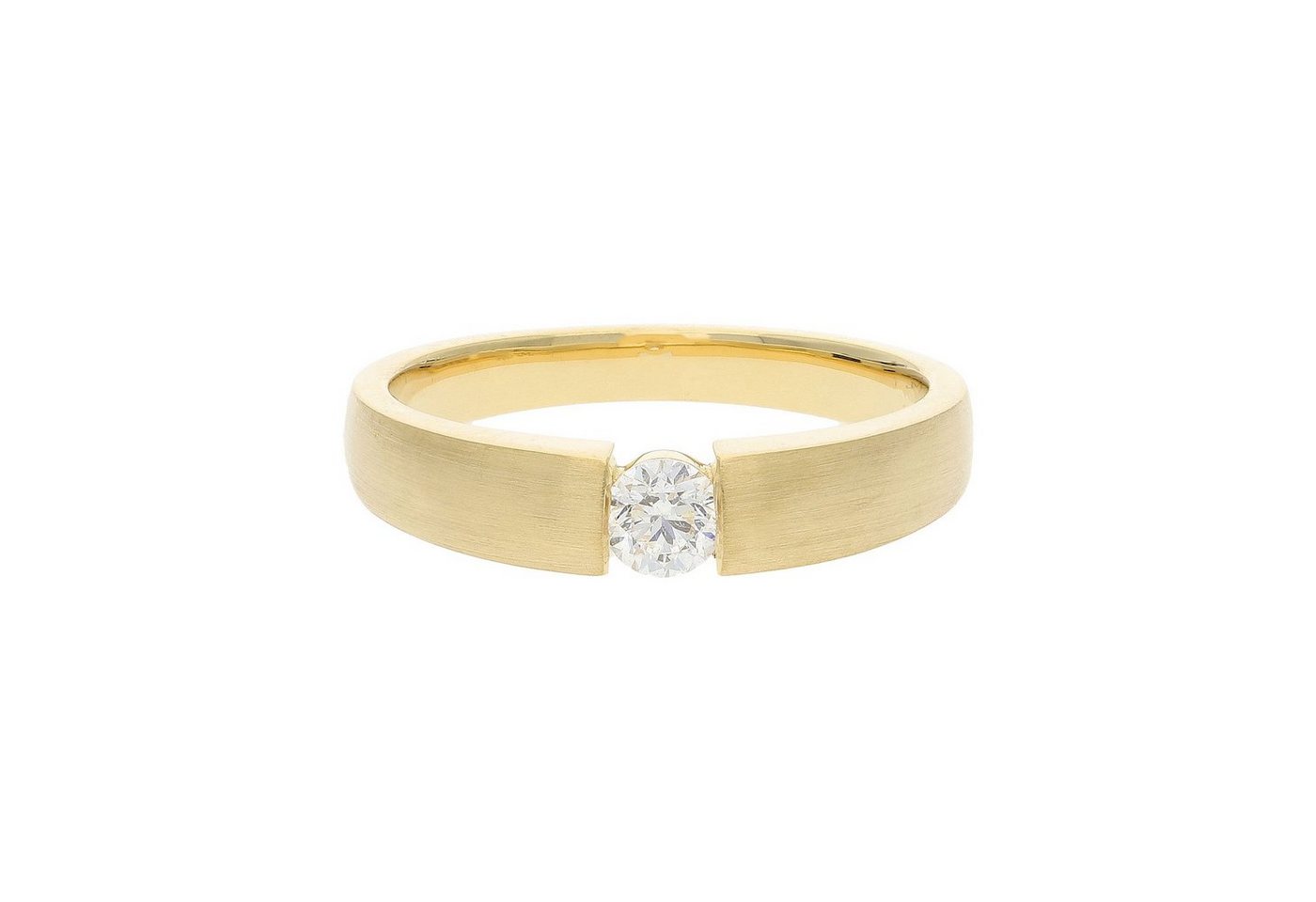 JuwelmaLux Fingerring JuwelmaLux Ring Gelbgold 750 mit Brillant 0,20 ct. JL10-07-0097 54 cm (kein Set, 1-tlg) von JuwelmaLux