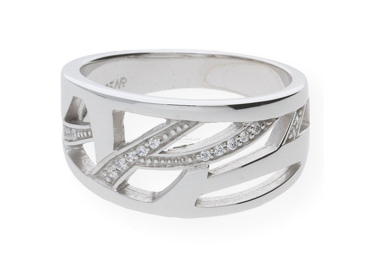 JuwelmaLux Fingerring JuwelmaLux Ring in Silber 925/000 mit synthetischer Zirkonia JL20-07-0 (kein Set, 1-tlg) von JuwelmaLux