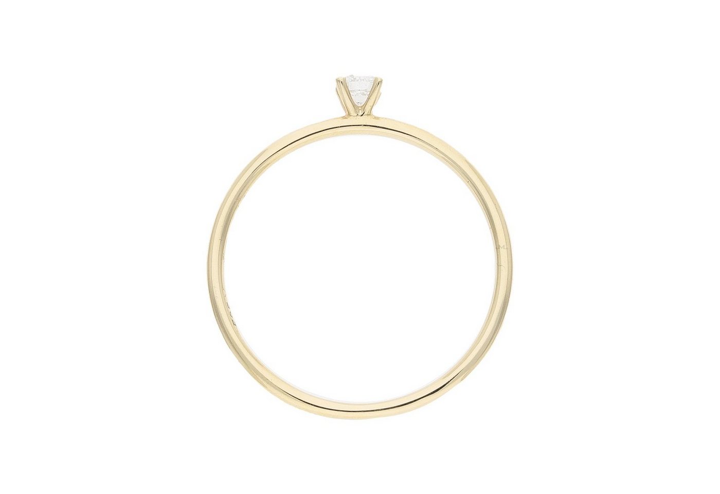 JuwelmaLux Fingerring JuwelmaLux Verlobungsing 585er 14 Karat Gold mit Brillant JL10-07-0898 (kein Set, 1-tlg) von JuwelmaLux