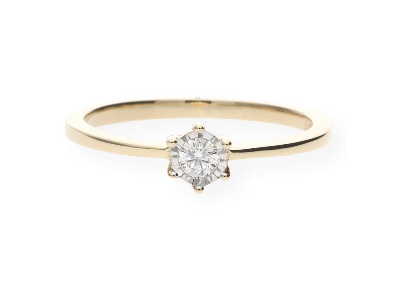 JuwelmaLux Fingerring JuwelmaLux Verlobungsring 585/000 (14 Karat) Gold mit Brillant JL10-07 (kein Set, 1-tlg) von JuwelmaLux