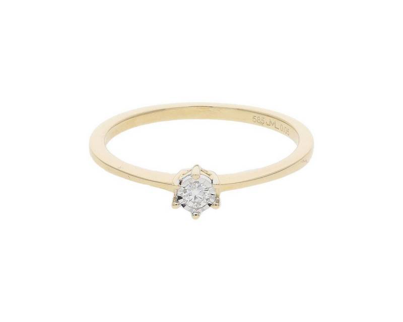 JuwelmaLux Fingerring JuwelmaLux Verlobungsring 585 Gold mit Brillant JL10-07-1625 (kein Set, 1-tlg) von JuwelmaLux
