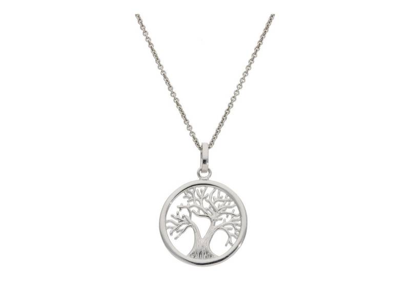 JuwelmaLux Kettenanhänger Ketten Anhänger Damen 925 Silber Lebensbaum JL10-02-3706 strukturiert (1-tlg), Schmuckanhänger von JuwelmaLux