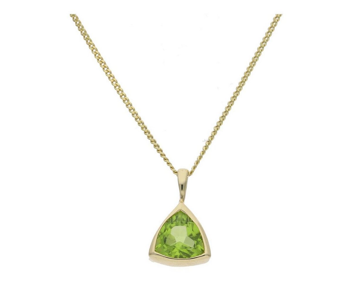 JuwelmaLux Kettenanhänger JuwelmaLux Anhänger 333/000 (8 Karat) Gold mit Peridot JL39-02-0456 (1-tlg), Schmuckanhänger von JuwelmaLux