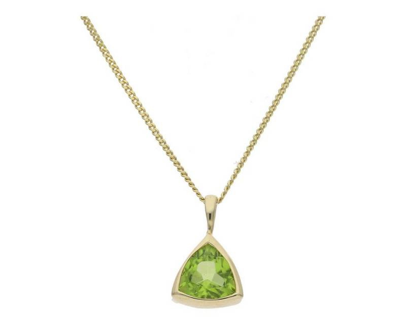 JuwelmaLux Kettenanhänger JuwelmaLux Anhänger 333/000 (8 Karat) Gold mit Peridot JL39-02-0456 (1-tlg), Schmuckanhänger von JuwelmaLux