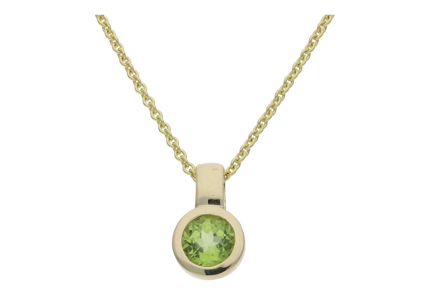 JuwelmaLux Kettenanhänger JuwelmaLux Anhänger 333/000 (8 Karat) Gold mit Peridot JL39-02-0843 (1-tlg), Schmuckanhänger von JuwelmaLux