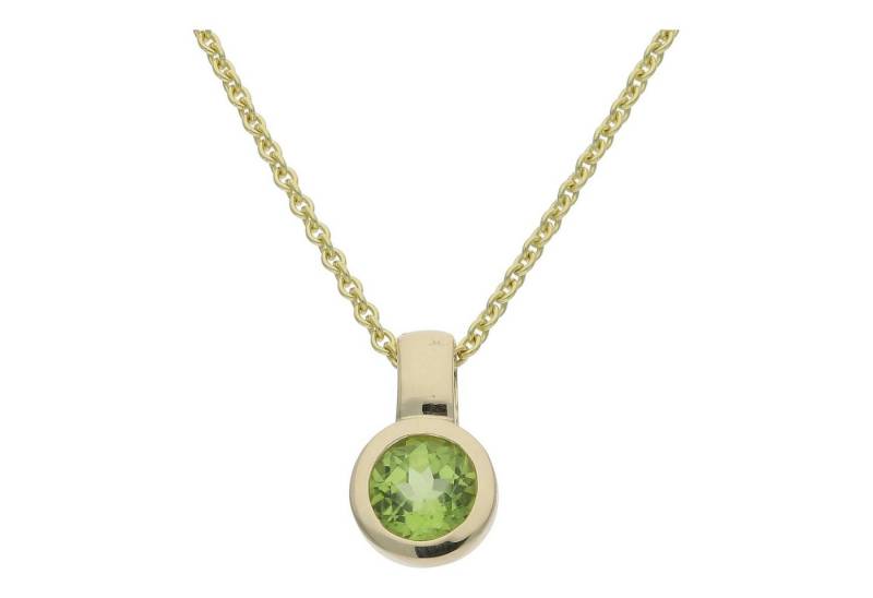 JuwelmaLux Kettenanhänger JuwelmaLux Anhänger 333/000 (8 Karat) Gold mit Peridot JL39-02-0843 (1-tlg), Schmuckanhänger von JuwelmaLux