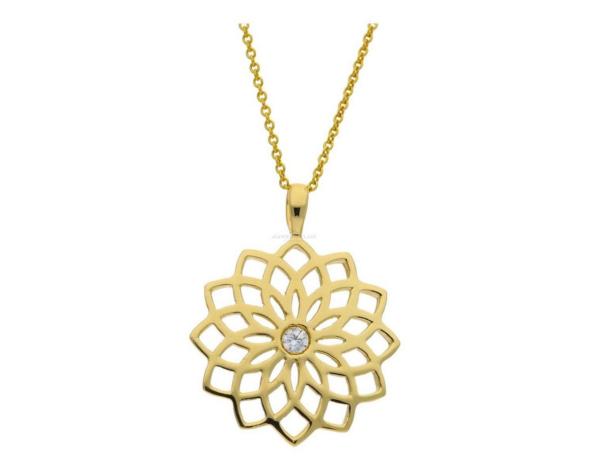 JuwelmaLux Kettenanhänger JuwelmaLux Anhänger 333/000 (8 Karat) Gold mit synth. Zirkonia JL39-02 (1-tlg), Schmuckanhänger von JuwelmaLux