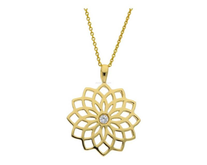 JuwelmaLux Kettenanhänger JuwelmaLux Anhänger 333/000 (8 Karat) Gold mit synth. Zirkonia JL39-02 (1-tlg), Schmuckanhänger von JuwelmaLux