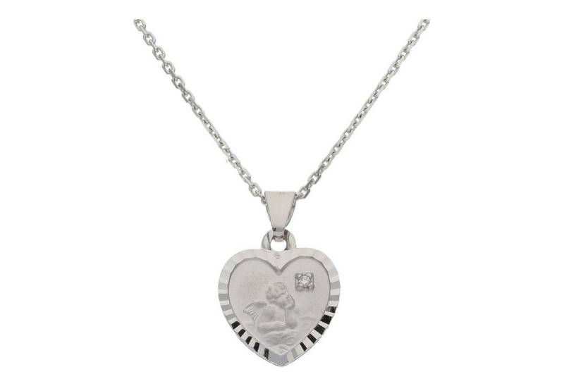 JuwelmaLux Kettenanhänger JuwelmaLux Anhänger 585/000 Weißgold Schutzengel Brillant JL41-02-0081 (1-tlg), Schmuckanhänger von JuwelmaLux