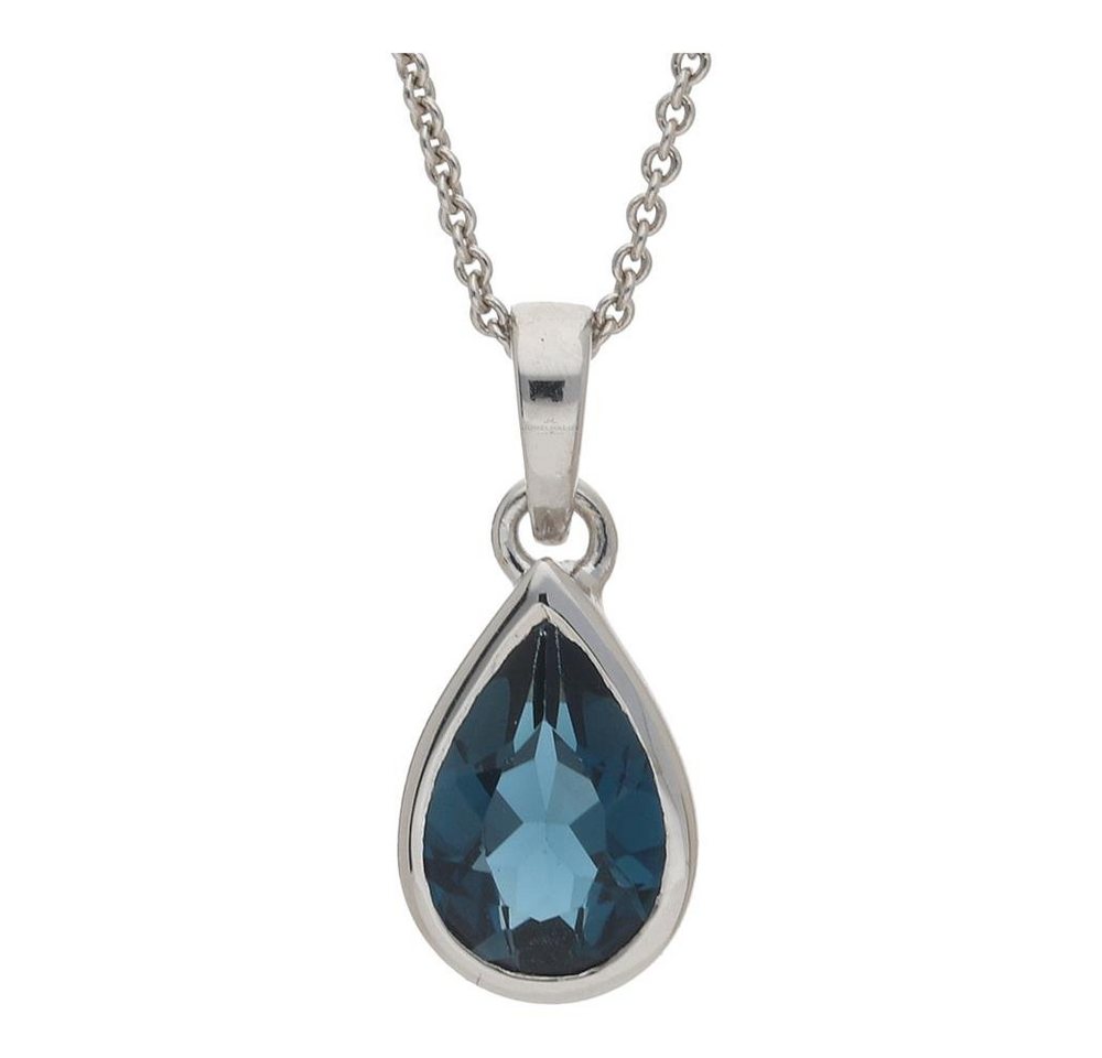 JuwelmaLux Kettenanhänger JuwelmaLux Anhänger 925/000 Sterling Silber mit Blautopas JL10-02-2132 (1-tlg), Schmuckanhänger von JuwelmaLux