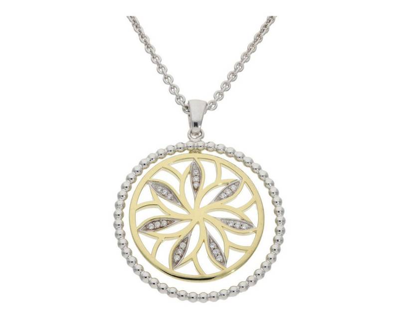 JuwelmaLux Kettenanhänger JuwelmaLux Anhänger 925 Sterling Silber vergoldet JL20-02-1155 (1-tlg), Schmuckanhänger von JuwelmaLux