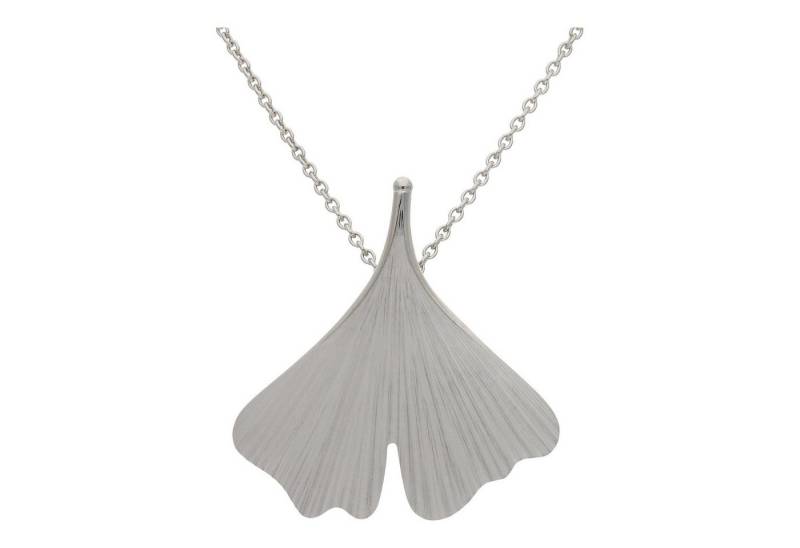 JuwelmaLux Kettenanhänger JuwelmaLux Anhänger Ginkgo Blatt 925/000 Sterling Silber JL32-02-0166 (1-tlg), Schmuckanhänger von JuwelmaLux