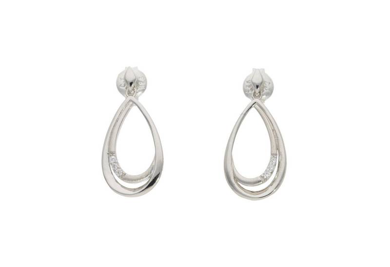 JuwelmaLux Ohrring-Set Ohrstecker Damen 925 Silber Oval JL10-06-3731 Zirkonia von JuwelmaLux