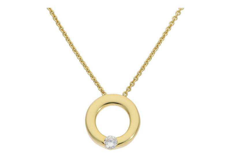 JuwelmaLux Ohrring-Set JuwelmaLux Steinanhänger Silber 925 Gold plattiert JL52-02-0127 von JuwelmaLux