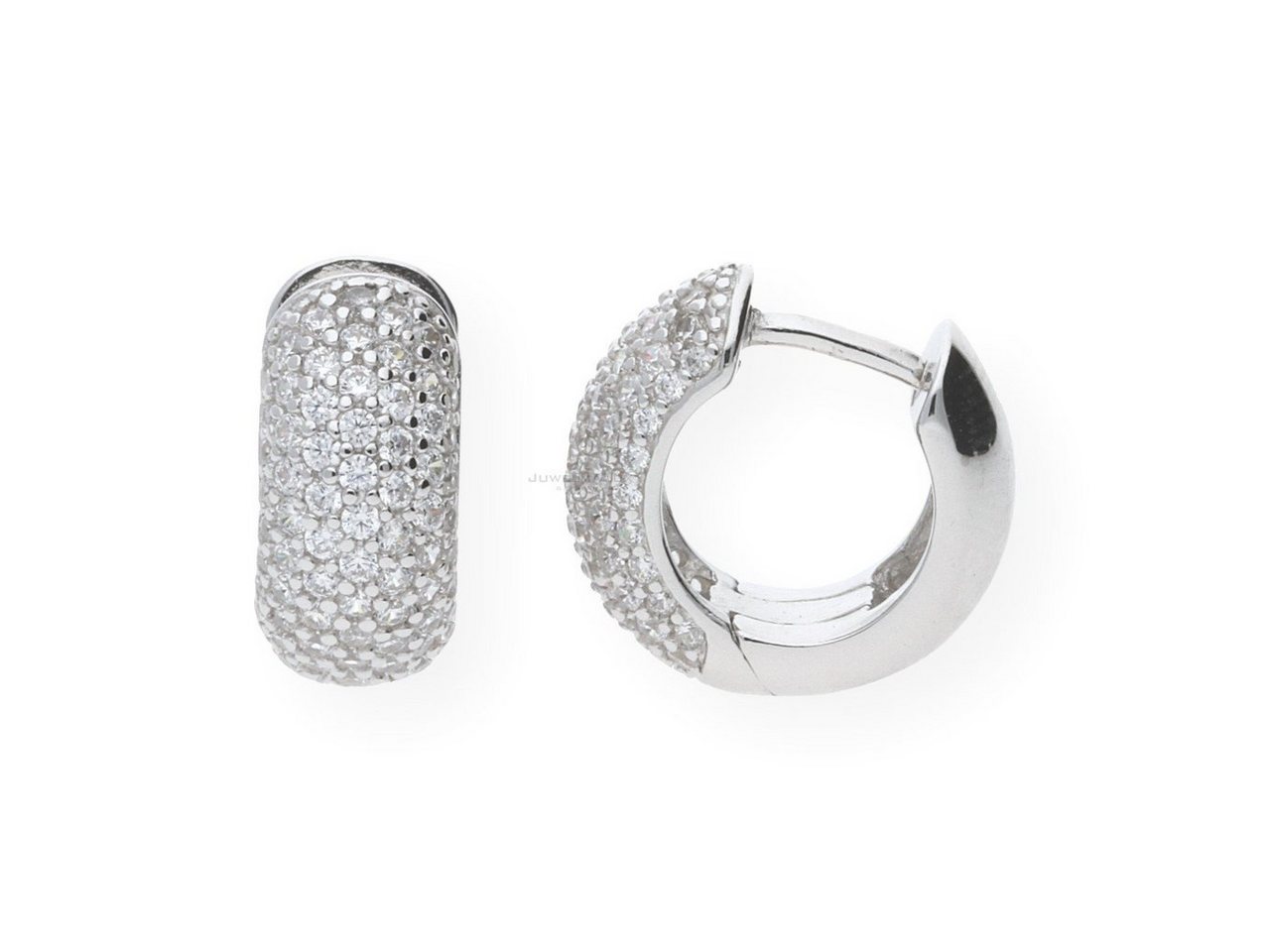 JuwelmaLux Ohrring-Set JuwelmaLux Creolen 925/000 Sterling Silber mit Zirkonia JL10-06-0324 von JuwelmaLux