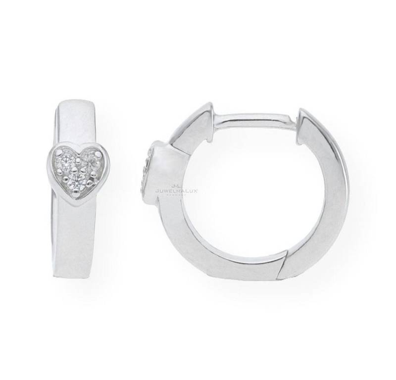 JuwelmaLux Ohrring-Set JuwelmaLux süße Creolen mit Herz 925 Silber mit Zirkonia JL10-06-0715 von JuwelmaLux