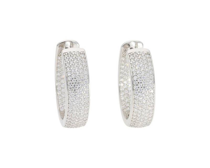 JuwelmaLux Ohrring-Set JuwelmaLux Damen Creolen 925 Silber mit Zirkonia JL52-06-0099 von JuwelmaLux