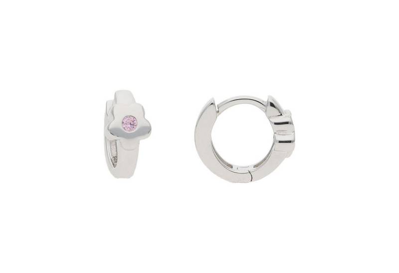 JuwelmaLux Ohrring-Set JuwelmaLux Kindercreolen mit Blumen Silber 925 Zirkonia JL16-06-0761 von JuwelmaLux
