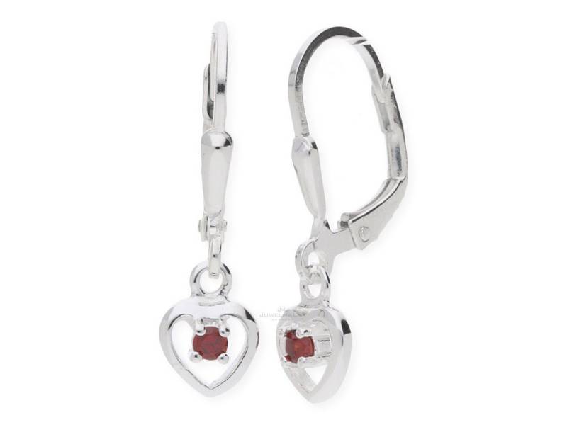 JuwelmaLux Ohrring-Set JuwelmaLux Kinder Ohrringe Herz 925 mit Zirkonia JL16-06-0092 von JuwelmaLux