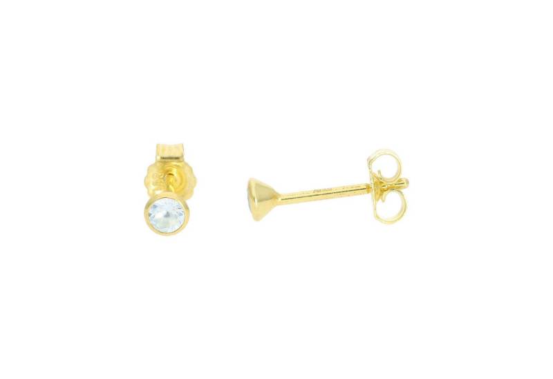 JuwelmaLux Ohrring-Set JuwelmaLux Ohrstecker Gold 333 echtem Blautopas JL52-06-0152 von JuwelmaLux