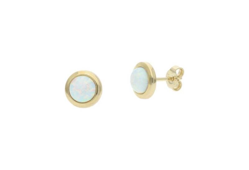 JuwelmaLux Ohrring-Set JuwelmaLux Ohrstecker aus 333/000 Gelbgold mit synthetischem Opal JuwelmaLux Ohrring-Set JuwelmaLux Ohrstecker aus 333/000 Gelbgold mit synthetischem Opal von JuwelmaLux